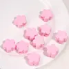 Contas Acrílicas Creme com Furo Grande Estrela de Cinco Pontas Flor de Ameixa Coração Contas Feitas à Mão DIY Caseiro Corrente para Celular Chaveiro Joias