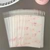Bolsa Autoadhesiva OPP Bolsa de Almacenamiento para Tarjetas Pequeñas y Postales Estilo Ins Embalaje para Tarjetas Soporte para Tarjetas Accesorios para Tarjetas Bolsa de Embalaje