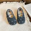 Zapatos Peludos Nuevos de Invierno para Niñas con Forro Polar Adicional y Espesamiento Estilo Coco Chanel de Princesa Zapatos Mocasines para Niñas Pequeñas