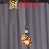 Colar com Pingente de Cavalo do Zodíaco em Sândalo, Corrente de Suéter Ano do Cavalo em Pau-Rosa Yiming Xianyuan, Pingente para Celular, Pingente de Chaveiro