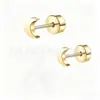 Pendientes de Luna de Venta Caliente en Comercio Electrónico Transfronterizo, Pendientes de Moda para Hombres y Mujeres, Más Vendidos en Amazon y Aliexpress al por Mayor