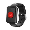 Reloj de pulsera localizador portátil inalámbrico impermeable control remoto para ancianos llamada de emergencia de un botón control remoto campana de paz