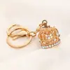 Chaveiro Criativo Formato de Coroa de Diamante Acessório Pingente para Bolsa Feminina Joia de Metal para Chaveiro de Carro