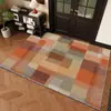 Felpudo de Entrada para Uso Doméstico, Felpudo de Bucle de Seda Estilo Americano para Vestíbulo, Antideslizante, Personalizable, Raspa la Suciedad, Fácil de Limpiar, Suministro Directo del Fabricante