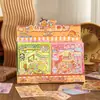 Serie Mágica Pegatinas Magnéticas de Paisaje Pegatinas Magnéticas Reutilizables Creativas No Requieren Corte Escena Miniatura DIY Libro Silencioso