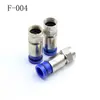 Conector Coaxial Impermeable Tipo F Extruido Estándar Británico Conector Tipo F Prensado en Frío