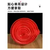 Embudo extragrande, embudo de plástico rojo, de gran calibre, para uso doméstico, blanco, dispensador de tamaño grande, engrosado, embudo de filtro de grado industrial