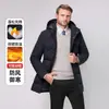 Invierno 2025 Transfronterizo Amazon Chaqueta de Algodón 3D para Hombre Espesa Esponjosa Cálida Chaqueta de Algodón Casual Desmontable