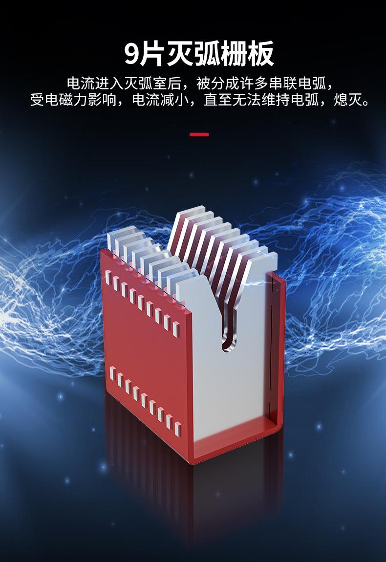 商品详情图_德力西漏电保护器开关 家用63a空气开关保护带漏