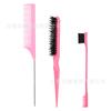 Set de Peines para Peinar el Cabello al por Mayor Cepillo para Cejas Peine para Teñir el Cabello Portátil de Tres Piezas Peine para Peinar el Cabello de 3 Piezas