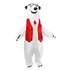 Disfraz Inflable de Oso Polar para Adulto Navidad Halloween Personaje de Dibujos Animados Comercio Exterior Transfronterizo Venta al por Mayor en Stock