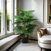 Plantas Verdes Simuladas Transfronteiriças da Amazon, Decoração de Girassol, Leque e Folha para Sala de Estar Interna, Vendas Diretas da Fábrica