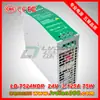 Fuente de Alimentación Montada en Riel Ndr Edr 12V 24V 48V 75W Certificada CQC Switch Poe Fuente de Alimentación de Monitoreo