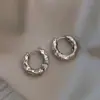 Pendientes para Mujer, Pendientes de Lujo Accesible, Diseño de Nicho, Pendientes de Gama Alta, Nuevos Pendientes de Plata de Moda 2025, Pendientes con Pigmento Dorado