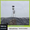 Tocha de biogás fechada, filme preto, instalação de tocha de lagoa de gás, tamanho de fluxo, tocha de descarga de queima de biogás