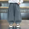 Ropa de Otoño para Niños Pantalones de Cuadros 2026 Otoño Nuevo Estilo Coreano Frescos Pantalones Casuales para Bebé Pantalones de Chándal para Niños Pequeños Pantalones Largos Modernos