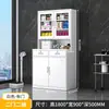 Armário de remédios ocidental, armário médico dispensador de clínica, armário de remédios de sala médica de hospital, armário de instrumentos de aço inoxidável e mesa de descarte