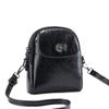 2025 Nuevo Bolso Cruzado para Mujer de Cuero Retro Encerado al Aceite, Casual, con Cremallera de Doble Capa, Bolso para Teléfono Móvil, Bolso de Hombro Casual con Solapa