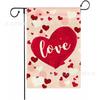 Venta Caliente de Amazon Nueva Bandera de Jardín para el Día de San Valentín Bandera de Bienvenida con Amor Bandera Festiva Tienda de Fábrica