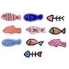 Acrílico Novo Desenho Animado Fofo Super Fofo Padrão de Água Peixe DIY Presilha de Cabelo Broche Emblema Ímã de Geladeira Joias Pequenos Acessórios