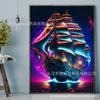 Dedicado transfronterizo 5D velero venta caliente pintura de diamantes diamante redondo diamante completo diamante cuadrado pintura decorativa para sala de estar DIY al por mayor