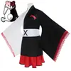 Danganronpa Oso Negro y Blanco Roto Disfraz de Cosplay Oso Negro y Blanco Kimono de Oso Negro y Blanco Disfraz de Cosplay Disfraz de Anime Cosplay