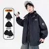 Ropa para niños para niños, chaqueta de otoño 2026 nuevo modelo primavera-otoño, cortavientos desmontable tres en uno de otoño para niños medianos y grandes