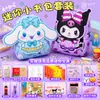Mini mochila pequeña juego completo mochila de cosas súper pequeñas set de papelería juguete para niña modelo de artículos pequeños de simulación