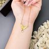 Verão Novo Vietnamita Ouro de Areia Luxo Leve Simples Colar de Borboleta Moda Feminina Design de Nicho Fornecimento de Joias Yiwu