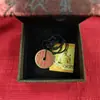 Moneda Antigua de Latón Shangui Colgante Largo de Cinabrio Bolsa de Monedas Antiguas Taoístas Collar Bagua para Hombres y Mujeres Joyería Estilo Chino