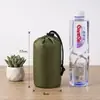 Lona de Tres Compartimentos Poliéster Exterior Primeros Auxilios Saco de Dormir Tienda de Campaña Almacenamiento Portátil Cordón de Nylon Bolsa de Empaque con Cordón