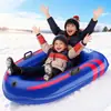 Trenó de Neve Inflável, Boia de Neve, Trenó de Neve Duplo, Trenó de Neve de PVC Espessado Resistente ao Frio para Dois Lugares, Boia de Neve Reforçada