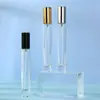 Botella de Perfume de Vidrio de Fondo Grueso de 10ML Botella Hidratante Cosmética Spray para Embotellar Perfume Embotellado de Muestras de Perfume