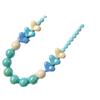 Nuevo Collar Infantil de Amor Degradado Accesorios Hecho en Casa Estudiante Colorido Brillante Acrílico con Cuentas Joyería