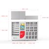 Máquina expendedora inteligente totalmente automática de 21,5 pulgadas, autoservicio, equipo de refrigeración a temperatura constante, máquina comercial para escáner de código de barras transfronterizo de ultramar