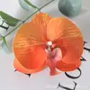Pétalas de cabeça de flor phalaenopsis de filme artificial acessórios de flor artificial adorno de cabeça grampo de cabelo diy feito à mão decoração de casamento
