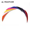 Multicolor 4 polegadas Gota d'água Golfinho Pena Real Pena Direita Pena de Peru Arco Recurvo Composto Arco Tradicional Acessórios Universais para Arco