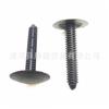Cubierta de remache universal de cabeza plana para venta al por mayor, fijador para techo, diente plano, incrustado, de presión, hebilla única para coche