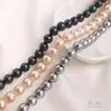 Cuentas de Concha de Alto Brillo Chapadas con Cuentas Sueltas Oro Champagne Gris Humo de Nanyang Cuentas de Concha Natural Material para Manualidades de Joyería