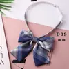 Cuello JK Lazo a Cuadros Uniforme para Foto de Graduación Estilo Universitario Japonés para Mujer Mariposa Decorativa Falda a Cuadros Mismo Cuadro Pequeño