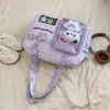 Bolsa de Dolor Transparente Bolso de Hombro para Mujer Diseño de Nicho Bolso Cruzado de Alto Valor Bolso para Estudiante Femenina Clases Tutoría Mochila