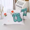 Núcleo de Almohada para Dormitorio de Estudiantes Más Juego de Almohadas Adulto Lindo Sencillo de Una Pieza de Dibujos Animados para Niños y Niñas Protección para el Cuello