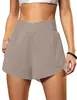 Shorts esportivos de verão mais vendidos para mulheres, novo modelo cruzado na cintura para fitness, corrida e esportes, calça casual respirável de secagem rápida para atividades ao ar livre