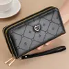 Bolsa de Mão Clutch Feminina Formato de Coração 2026 para Compras, Casual e Versátil, Grande Capacidade Portátil Bolsa de Mão de Couro Genuíno
