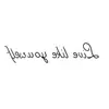 Tatuagem Adesivo de Texto de Suco Herbal Semi-Permanente à Prova d'Água, Suor e Não Refletivo Suporte de Fábrica Direta Personalização