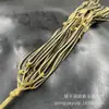 Estilo Étnico Tejido a Mano Enrollado a Mano Hilo de Algodón Cordón para Collar Ajustable Cuerda Lisa Estilo Tíbet Cuerda Gruesa para Collar