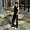 Moda Otoño 2026 Pantalones de Traje Versátiles con Caída Estilo Callejero Americano para Hombre Simples Resistentes a las Arrugas Tacto de Alta Gama Pantalones Largos Ligeramente Acampanados