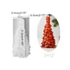 Molde para vela de árbol de Navidad de ardilla transfronterizo, decoraciones navideñas DIY, molde de silicona para árbol de Navidad de resina y yeso