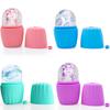 Molde de hielo para tratamiento facial para piel delicada del rostro enfriamiento corporal molde de hielo rayas de silicona molde de hielo para tratamiento facial