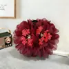 Pinza para el Cabello Popular de Flor de Orquídea Mariposa 2026 para Mujer, Pinza para el Cabello de Flor de Hortensia Estilo Vacaciones en la Playa, Accesorio para el Cabello con Pinza de Flor Artificial para Mujer